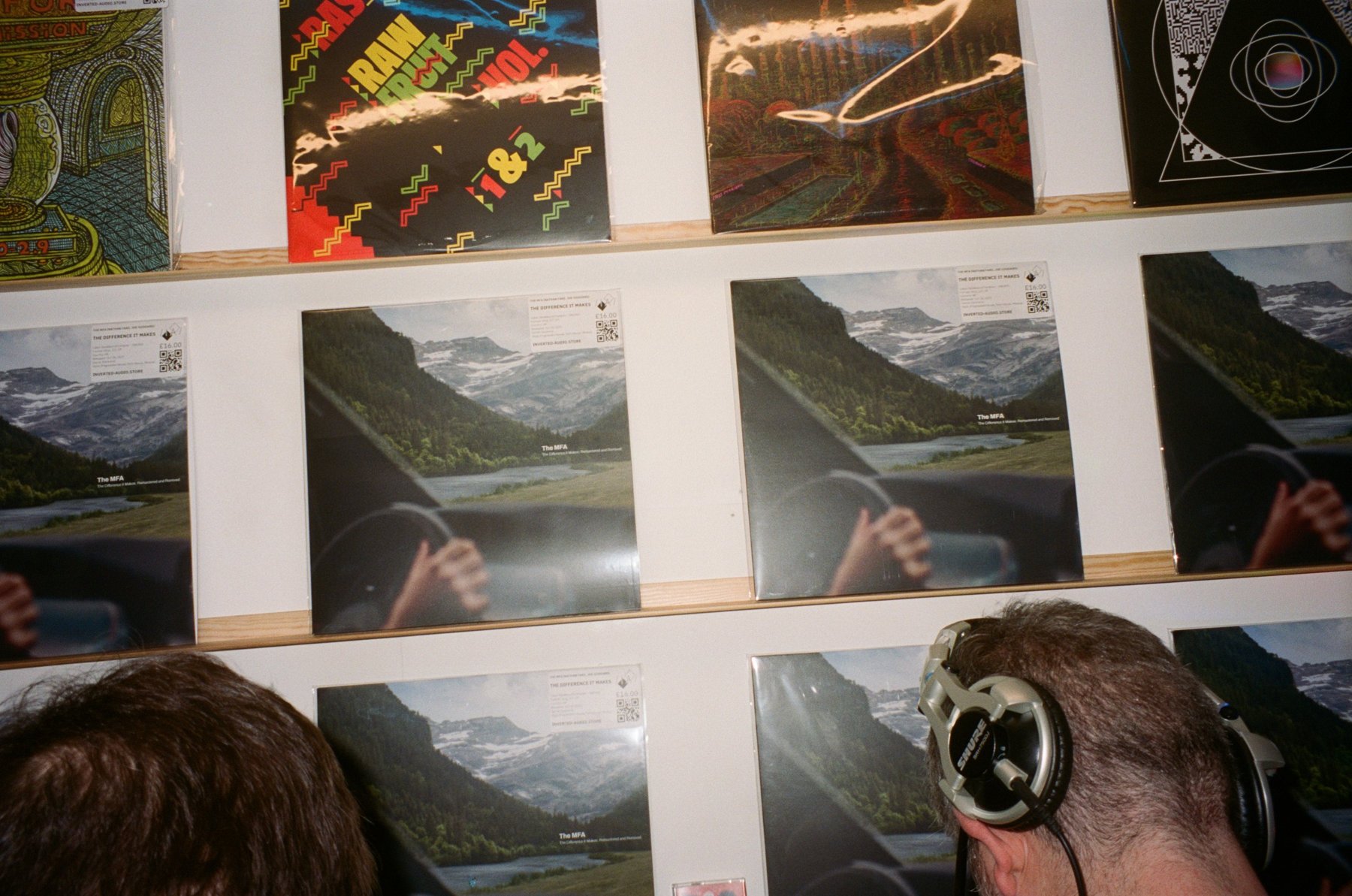 DBC001 on the shelf. Inverted Audio Record Store, Peckham.